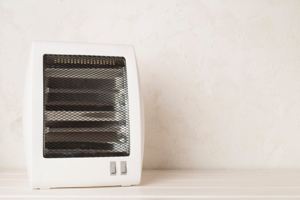 電気ストーブのお手入れと収納